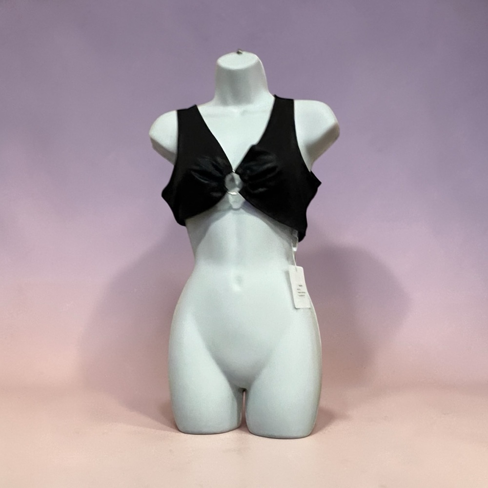 Ramisu Collection Women's Sexy Deep V Neck Crop Top | Size M | NWT